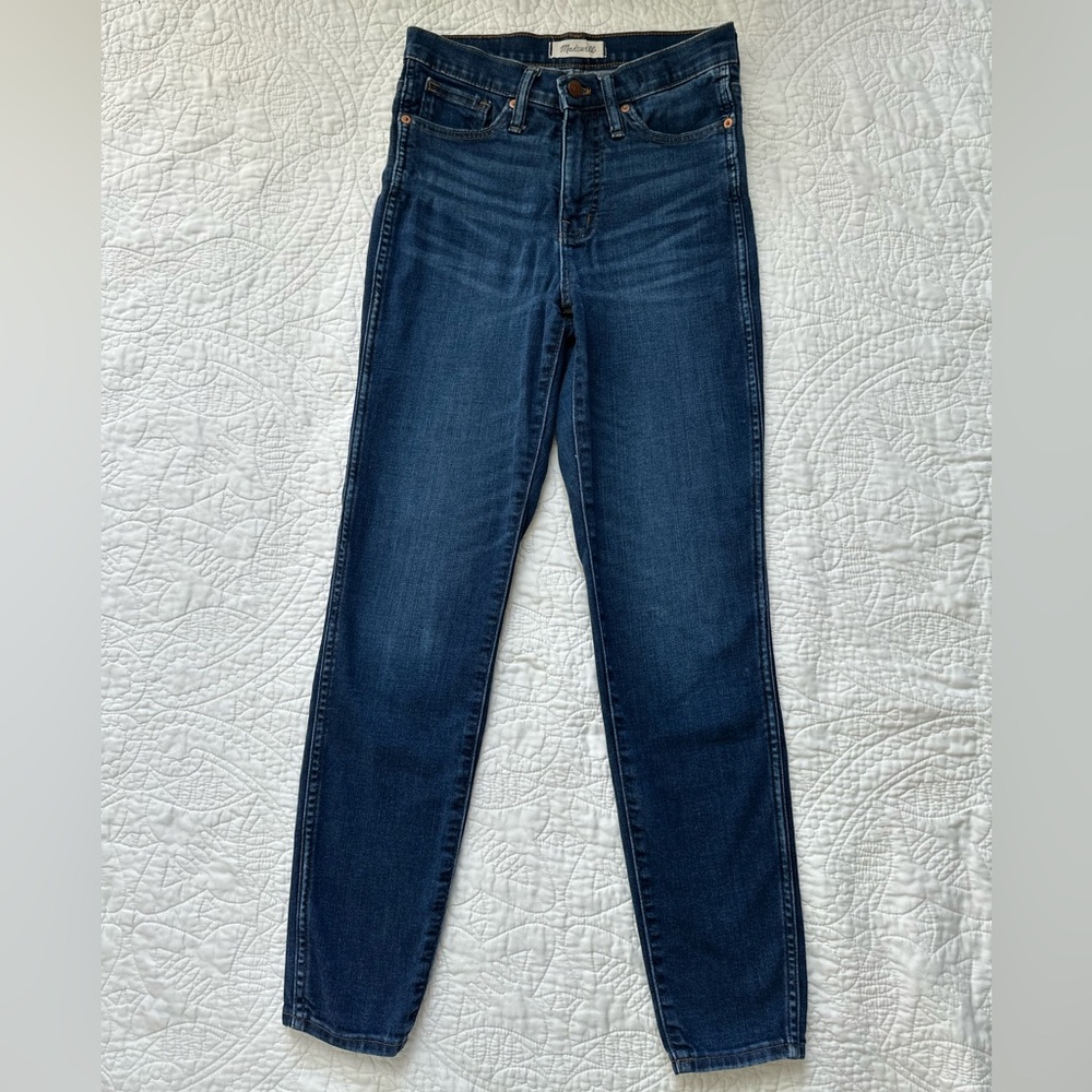 MADEWELL Women's Blue 10" High-Rise Skinny Jeans SIZE 26 M2230